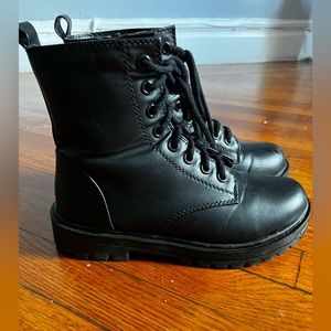 Black Combat Boots